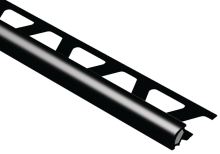 Schlüter-RONDEC-PRO ukončovacia lišta "C", PVC grafitovo čierna, v: 10 mm, d: 2,5 m