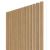 WALL CONCEPT akustický panel Dub rustic, biely filc + MDF, 2750x604x21 mm, 1,66 m2