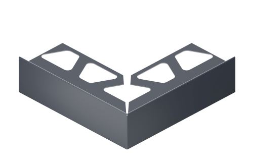 Schlüter-BARA-RT vonkajší roh 90 st., hliník kom. sivá metalíza, v: 30 mm, v2: 35 mm, 1 ks