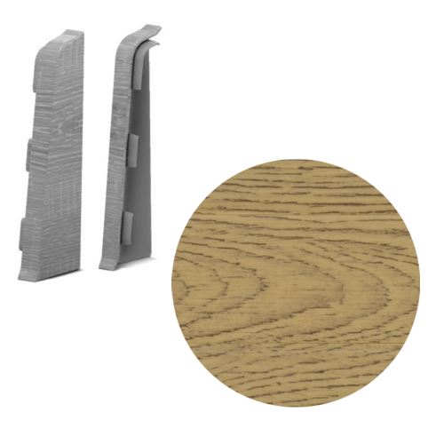 AP28/1 koncovka Ľ+P pre soklovú lištu SG75, PVC