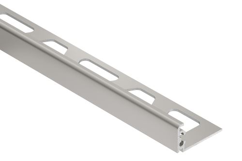 Schlüter-JOLLY-AC ukonč. lišta "L", hliník komaxit pastelovo sivá, v: 12,5 mm, d: 2,5 m