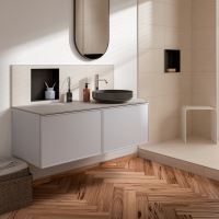 Schlüter-DESIGN-NICHE stenová nika, hliník komaxit kamenná sivá, 600x300 mm, 1 ks (3)