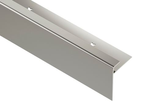 Schlüter-VINPRO-STEP-R schod. lišta pre vinyl, hliník elox titán kartáč, v: 8 mm, d: 2,5 m