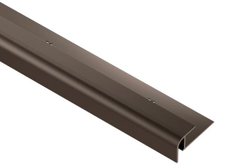 Schlüter-VINPRO-RO ukonč. lišta pre vinyl, elox antický bronz kartáč, v: 6 mm, d: 2,5 m