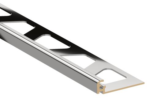 Schlüter-JOLLY-MC ukončovacia lišta "L", mosadz chrómovaná, v: 11 mm, d: 2,5 m