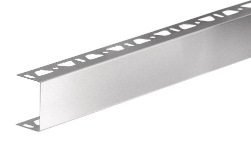 Schlüter-KERDI-BOARD U profil k doske, nerez kartáč V2A, v: 19 mm, d: 2,5 m
