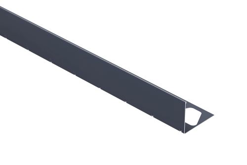 Schlüter-BARA-RWL balkónová lišta, hliník komaxit sivá metalíza, v: 120 mm, d: 2,5 m