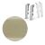AP31/1 spojka pre soklovú lištu NG80, PVC dub polárny, 80 mm, 2 ks