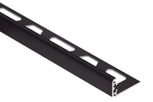 Schlüter-JOLLY-AC ukončovacia lišta "L", hliník komaxit čiernohnedá, v: 12,5 mm, d: 2,5 m