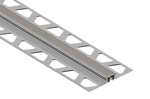 Schlüter-DILEX-EKSN lišta pre obvodové škáry, nerez kam. sivá V2A, v: 16 mm, d: 2,5 m