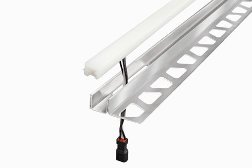 Schlüter-LIPROTEC-LLP LED modul, nerez kartáč V4A, v: 11 mm, d: 0,5 m, neutrálna biela