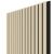 WALL CONCEPT akustický panel kašmír, čierny filc + MDF, 2750x604x21 mm, 1,66 m2