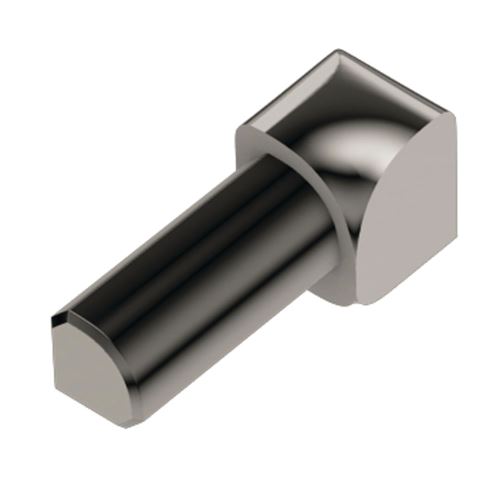 Schlüter-RONDEC-ATG vnút. roh k ukonč. lište "C", hliník elox titán lesk, v: 8 mm, 1 ks