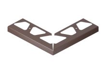 Schlüter-BARA-RW vonk. roh 90 st. k balk. lište, hliník kom. čiernohnedá, v: 95 mm, 1 ks Schlüter-BARA-RW vonk. roh 90 st. k balk. lište, hliník kom. čiernohnedá, v: 95 mm, 1 ks