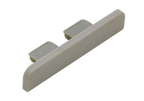 Schlüter-TREP-B koncovka k schodovej lište, PVC komaxit sivá, 1 ks