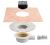 Schlüter-KERDI-DRAIN sada vpuste H40, rošt CLASSIC 10x10 cm, 1 ks
