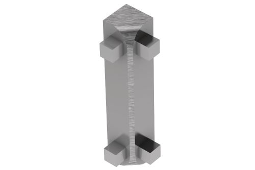 Schlüter-RONDEC-STEP-CT vnútorný roh 90 st., hliník elox chróm kartáč, v: 10 mm, 1 ks