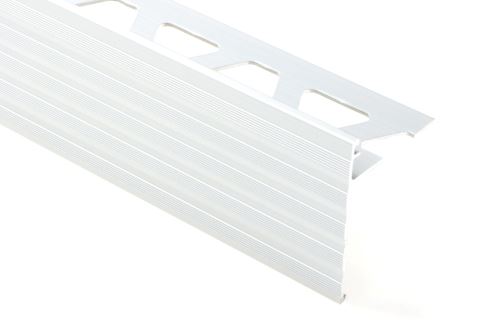 Schlüter-SCHIENE-STEP ukonč. l. prac. dosky, elox prír., v: 12,5 mm, v2: 39 mm, d: 2,5 m