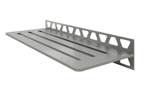 Schlüter-SHELF-W-S1 polica do sprchy, nerez kartáč V2A, 300x115 mm, 1 ks, Wave