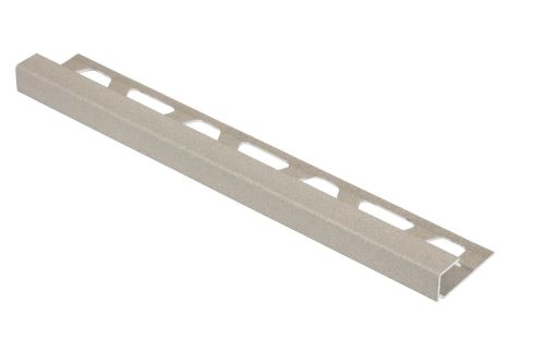 Schlüter-QUADEC-TS ukončovacia lišta "Q", hliník komaxit strukt. krémová, v: 8 mm, d: 3 m