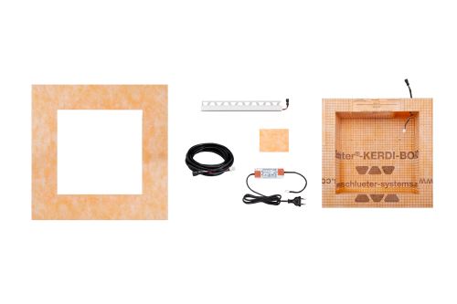 Schlüter-KERDI-BOARD-NLTP osvetlená nika, neutrálna biela, v: 305 mm, 1 ks, 711x305 mm