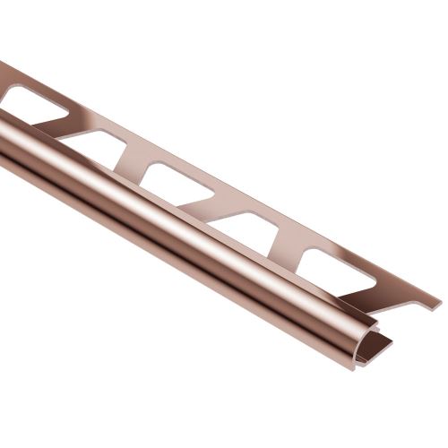 Schlüter-RONDEC-AKG ukončovacia lišta "C", hliník elox meď lesk, v: 8 mm, d: 2,5 m