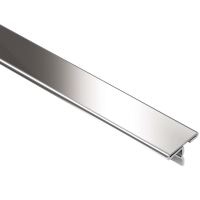 Schlüter-RENO-T prechodová lišta, nerez V2A, v: 9 mm, š: 14 mm, d: 1 m