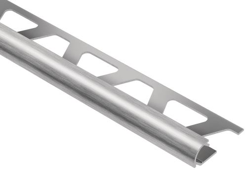 Schlüter-RONDEC-ACGB ukončovacia lišta "C", hliník elox chróm kartáč, v: 10 mm, d: 2,5 m