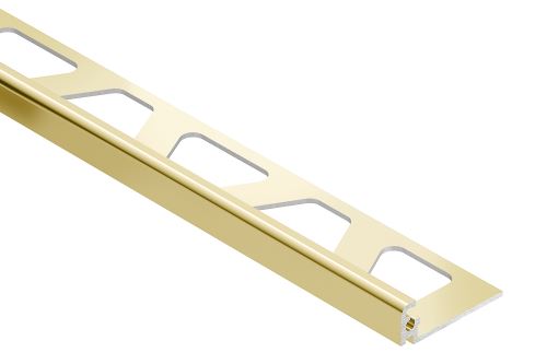 Schlüter-JOLLY-AMG ukončovacia lišta "L", hliník elox mosadz lesk, v: 8 mm, d: 2,5 m