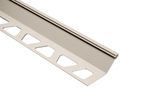 Schlüter-FINEC-SQ-TS ukončovacia lišta "Q", hliník komaxit krémová, v: 12,5 mm, d: 2,5 m