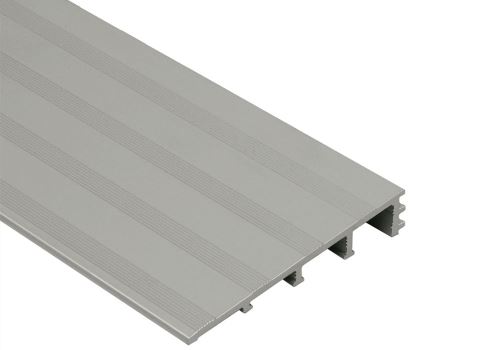 Schlüter-RENO-RAMP-K prechod. lišta, hliník elox prírodný, v: 12,5 mm, š: 65 mm, d: 2,5 m