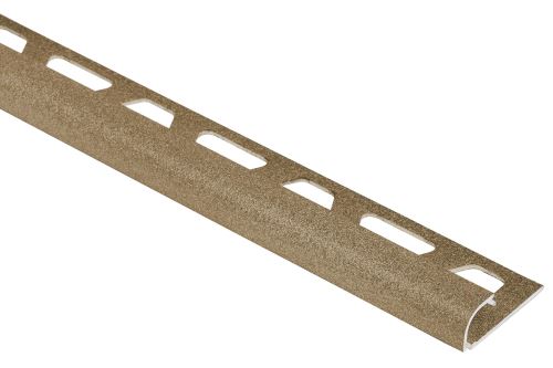 Schlüter-RONDEC-TS ukončovacia lišta "C", hliník komaxit strukt. béžová, v: 11 mm, d: 3 m