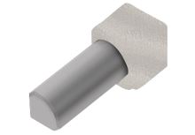 Schlüter-RONDEC-TS vnút. roh k ukonč. lište "C", hliník komaxit béžovosivá, v: 8 mm, 1 ks Schlüter-RONDEC-TS vnút. roh k ukonč. lište "C", hliník komaxit béžovosivá, v: 8 mm, 1 ks