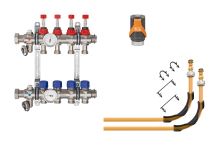 Schlüter-BEKOTEC-THERM-AS-HB pripoj. sada s pohonmi EAHB, 11 okruhov, trubka 16 mm, 1 ks