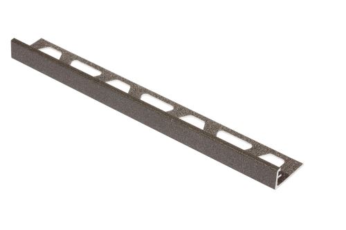 Schlüter-SCHIENE-TS ukonč. lišta "L", hliník komaxit svetlý antracit, v: 12,5 mm, d: 2,5 m