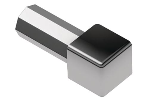 Schlüter-QUADEC-E vonkajší roh k ukončovacej lište "Q", nerez V2A, v: 7 mm, 1 ks