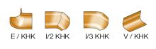 Schlüter-ECK-KHK vonkajší roh k žliabkovej lište, nerez kartáč V2A, 1 ks (1)