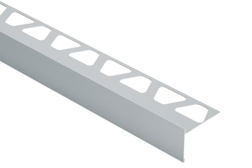 Schlüter-BARA-RT balk. lišta, hliník komaxit sivá metalíza, v: 12 mm, v2: 16 mm, d: 2,5 m