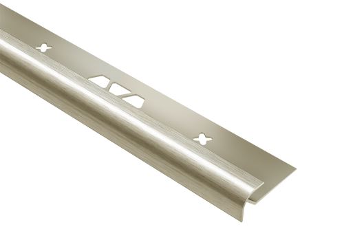 Schlüter-VINPRO-RO ukonč. lišta pre vinyl, hliník elox titán kartáč, v: 3 mm, d: 2,5 m