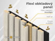 WALL Concept MDF lišta (2)