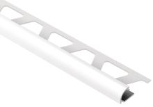 Schlüter-RONDEC-AC ukončovacia lišta "C", hliník komaxit snehobiela, v: 12,5 mm, d: 2,5 m