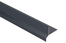 Schlüter-BARA-RKL balkónová lišta, hliník komaxit čiernohnedá, v: 40 mm, d: 2,5 m (24)