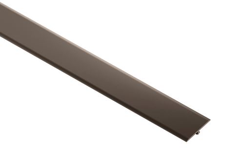 Schlüter-VINPRO-T prechod. lišta, elox ant. bronz kartáč, v: 3 mm, š: 25 mm, d: 2,5 m