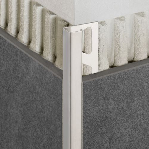 Schlüter-QUADEC-EP ukončovacia lišta "Q", nerez lesk V2A, v: 15 mm, d: 2,5 m