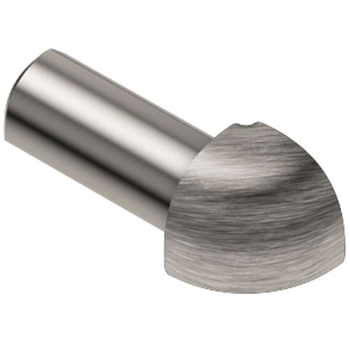 Schlüter-RONDEC-ATGB vonk. roh k ukonč. lište "C", hliník elox titán kartáč, v: 8 mm, 1 ks