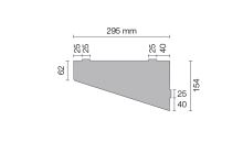 Schlüter-SHELF-E-S3 polica do sprchy, nerez kartáč V2A, 154x295 mm, 1 ks, Square (2)