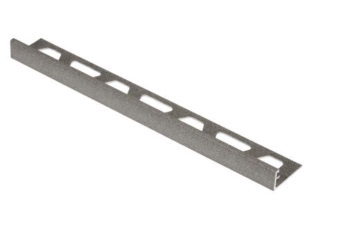 Schlüter-SCHIENE-TS ukončovacia lišta "L", hliník komaxit kamenná sivá, v: 10 mm, d: 2,5 m