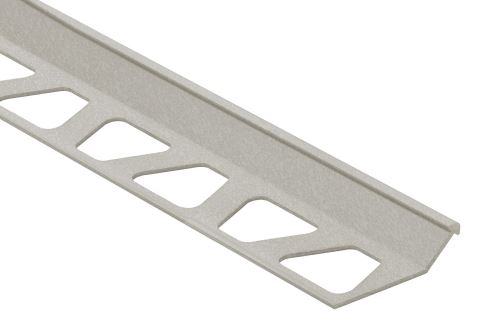 Schlüter-FINEC-TS lišta pre kamenický roh, hliník komaxit béžovosivá, v: 12,5 mm, d: 2,5 m