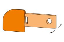 Schlüter-RONDEC-EB koncovka k ukončovacej lište "C", nerez kartáč V2A, v: 4,5 mm, 1 ks (2)