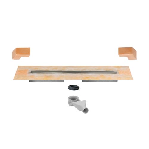 Schlüter-KERDI-LINE-F lineárny žľab, nerez V2A, v: 60 mm, DN 40, 1 ks, 700 mm